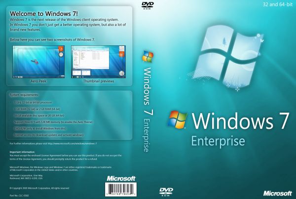 Windows 7 Enterprise 32/64bits PT-BR